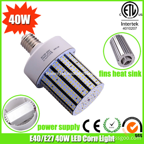 Cool White E40 40W LED Corn Light with ETL Listed